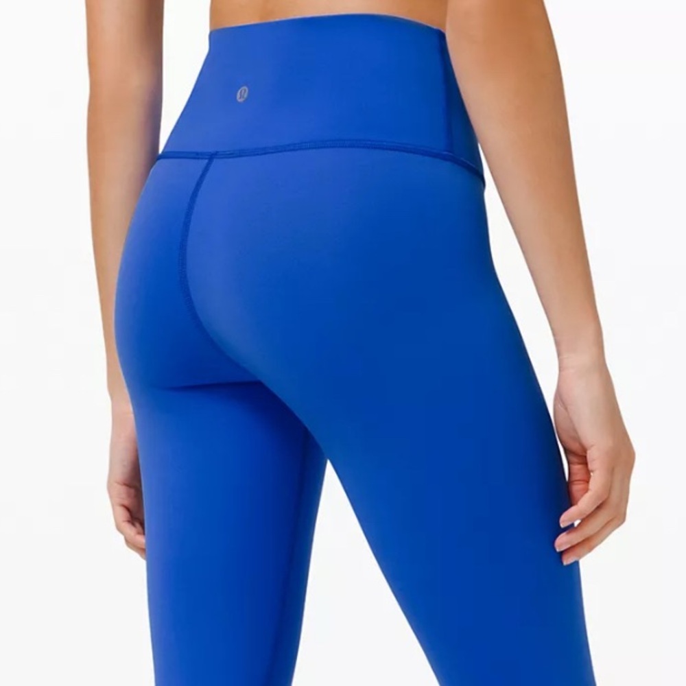 Lululemon Wunder Under Tights 25” in blue. Size 2